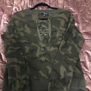 Lulu’s Camo Sweatshirt